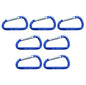 7 National Hardware Blue 2-3/8" Interlocking Spring Snaps 50-lbs TP3113BC