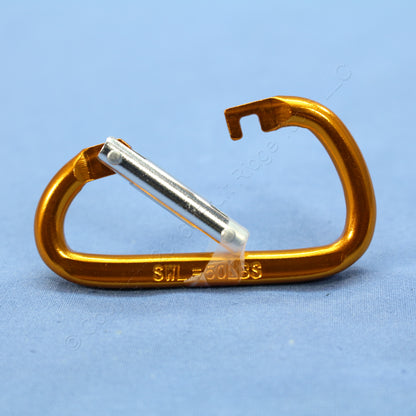 12 National Hardware Orange 2-3/8" Interlocking Spring Snaps 50-lb TP3113BC