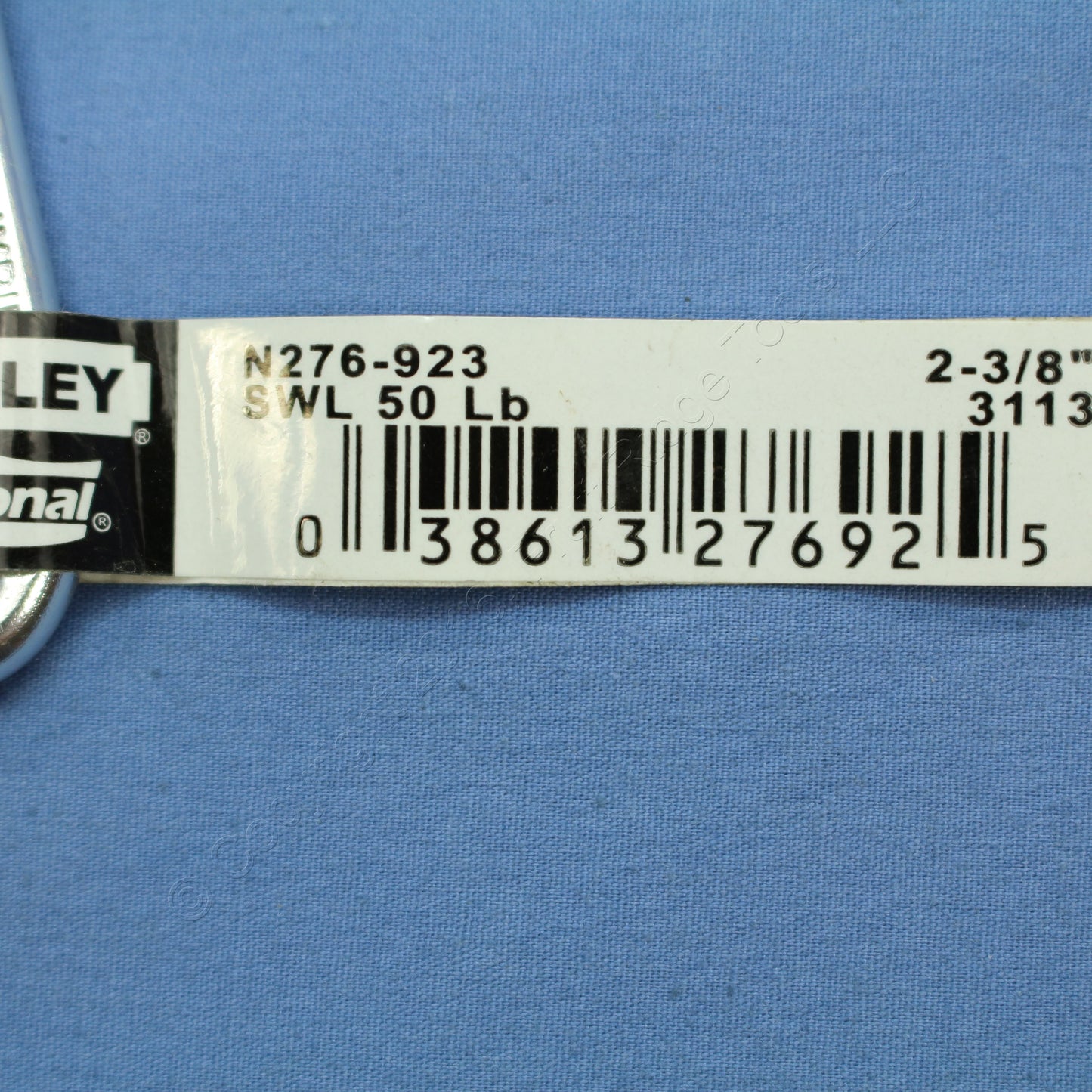 9 National Hardware Silver 2-3/8" Interlocking Spring Snaps 50-lb TP3113BC