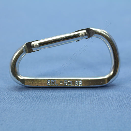 9 National Hardware Silver 2-3/8" Interlocking Spring Snaps 50-lb TP3113BC