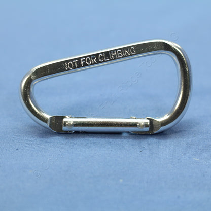 9 National Hardware Silver 2-3/8" Interlocking Spring Snaps 50-lb TP3113BC