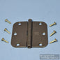 Oil Rubbed Bronze Steel Round Corner 3.5" Interior Door Hinge Hardware N331-587
