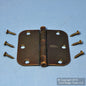 Antique Bronze Steel Round Corner 3-1/2" Interior Door Hinge Hardware N336-909