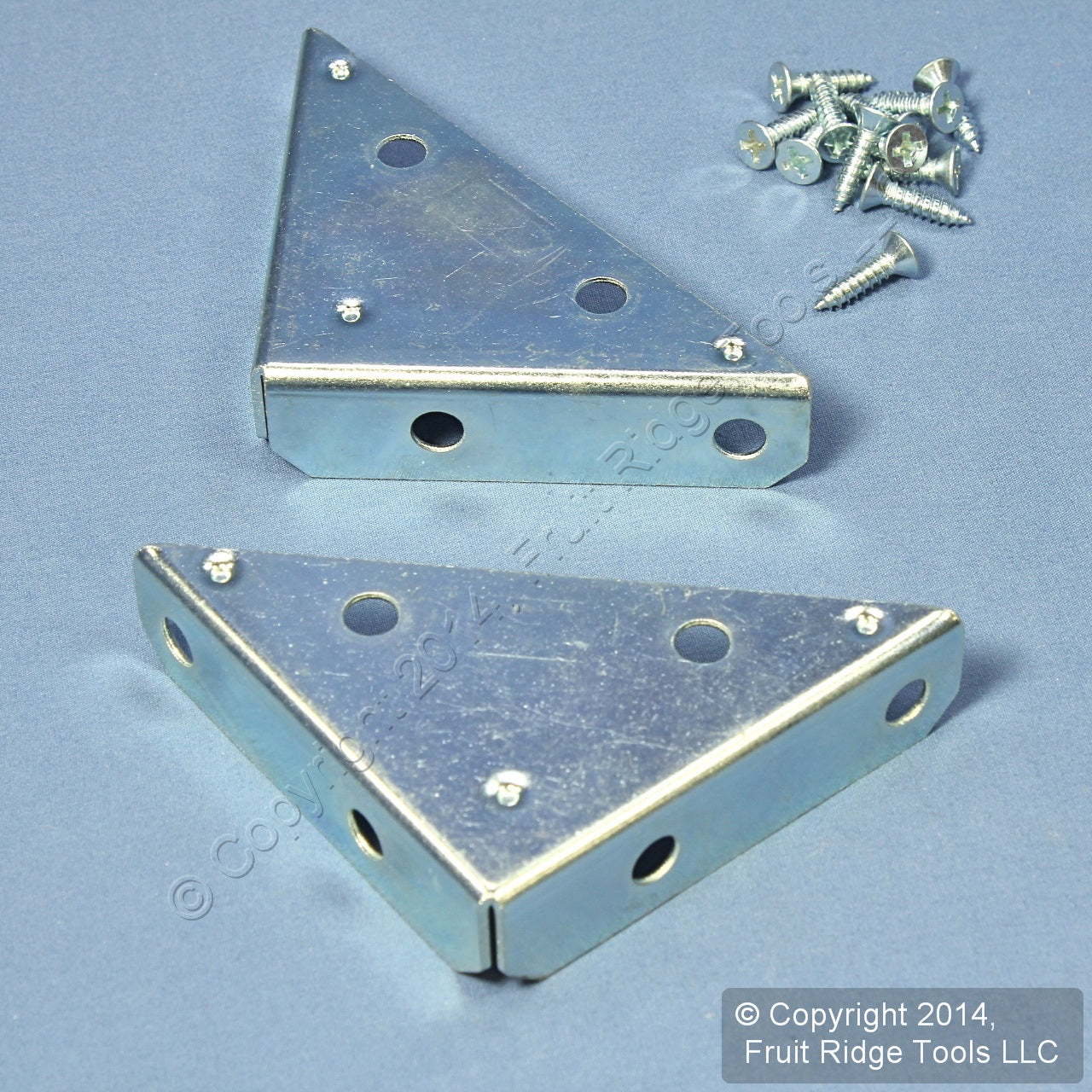 National Hardware N337-683 Zinc Plated 3" Heavy Duty Corner Joint Braces 2pcs