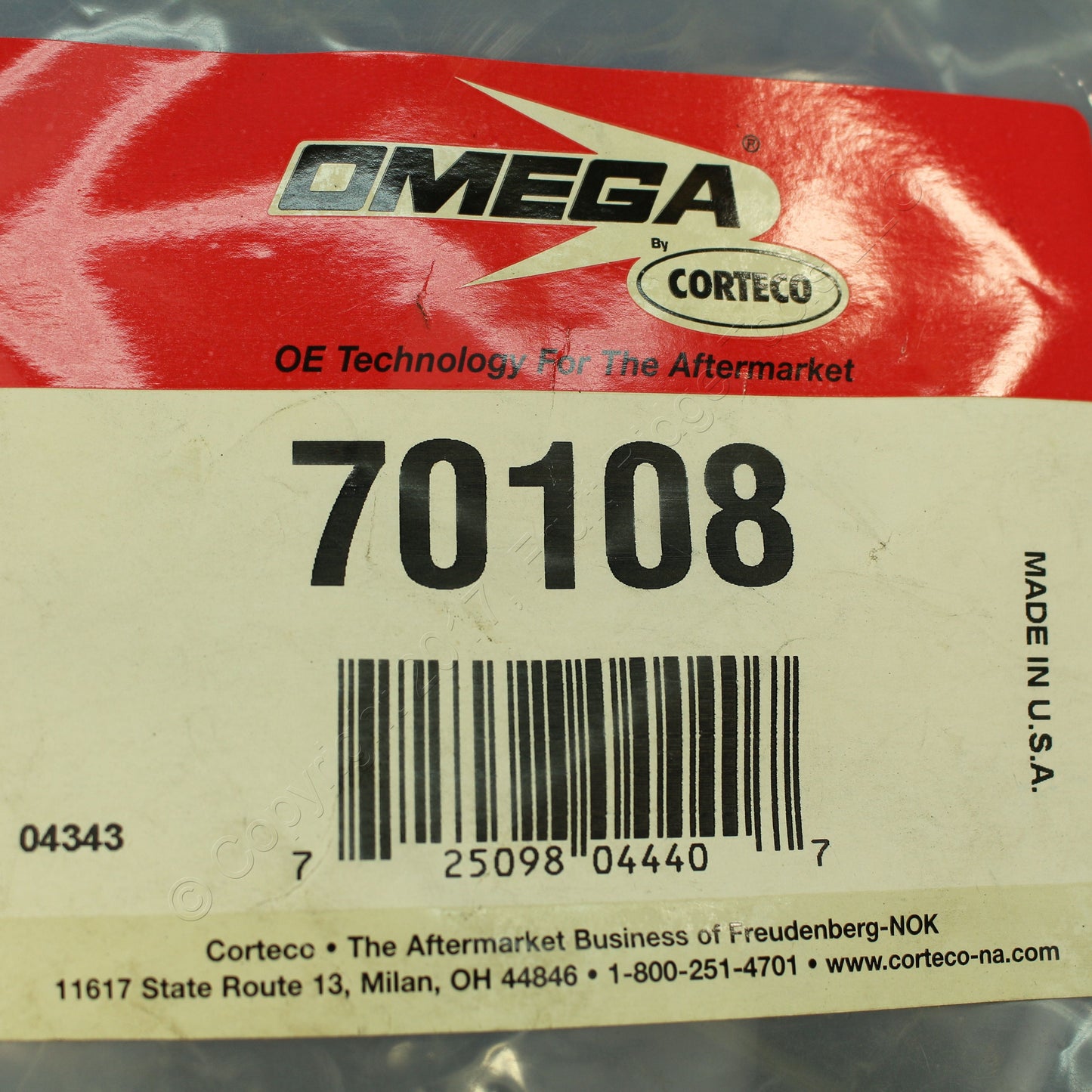 Omega 70108 Power Steering Return Line Hose for 92-93 Ford Taurus Mercury Sable