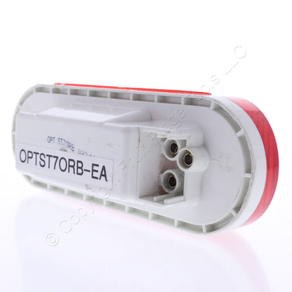 Optronics OPTST7ORB Oval Red Stop Turn Tail Light Weathertight Connection