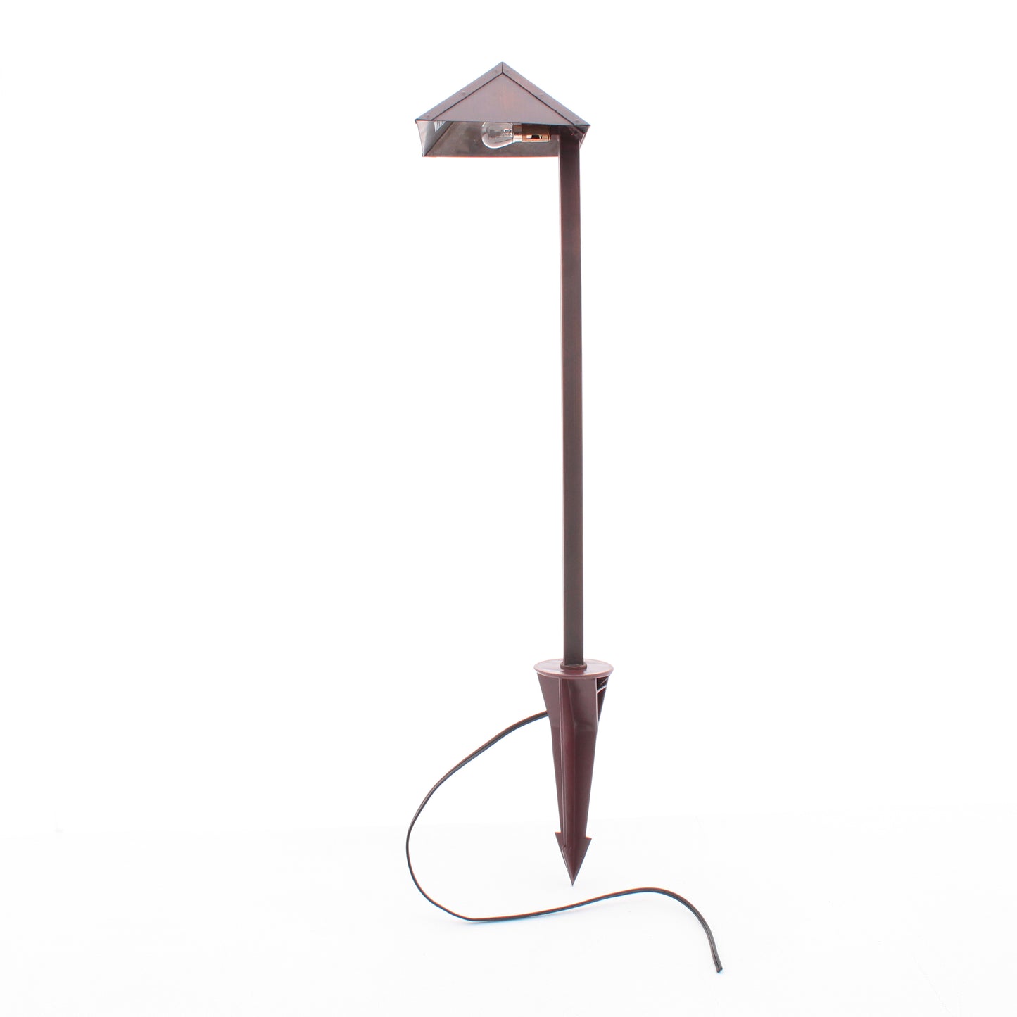 Solid Orbit Brass Path Light 12V Bayonet Antique Bronze B107-AZ