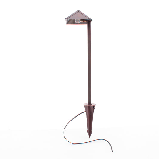 Solid Orbit Brass Path Light 12V Bayonet Antique Bronze B107-AZ