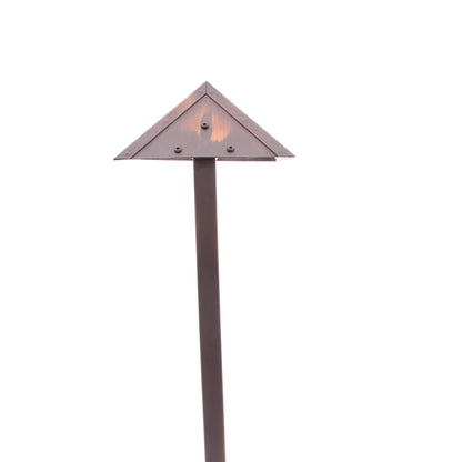 Solid Orbit Brass Path Light 12V Bayonet Antique Bronze B107-AZ