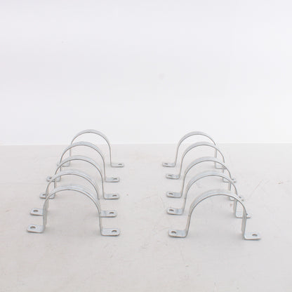 10-pack OZ-Gedney THR-400S 4" 2-Hole Zinc Plated Steel Straps