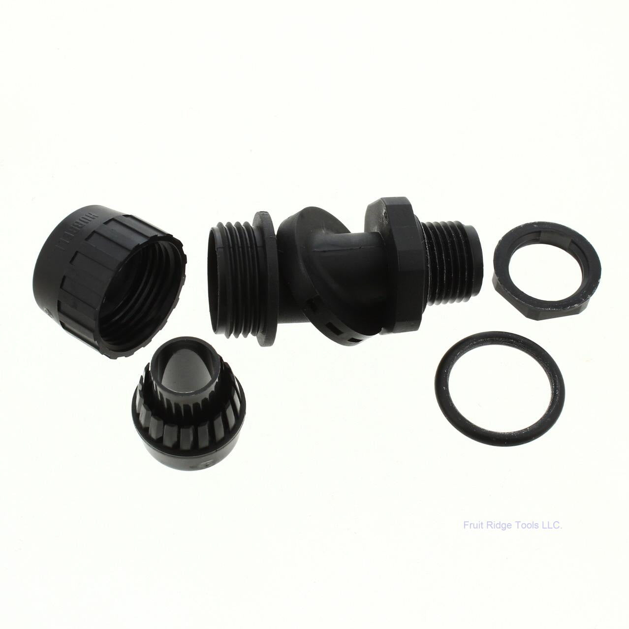 Hubbell 1/2" SwivelLok Liquid Tight Conduit Fitting NM 0-90 Adjustable PS0509NBK