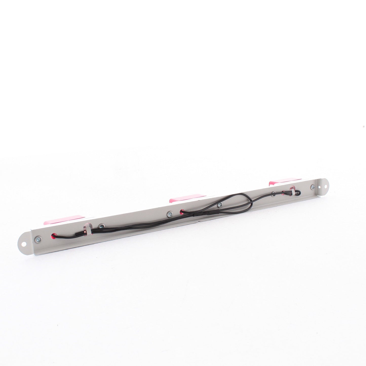 Peterson 107-3R Red Incandescent ID Bar 3-Light Mini White 16.63" x 1.42"