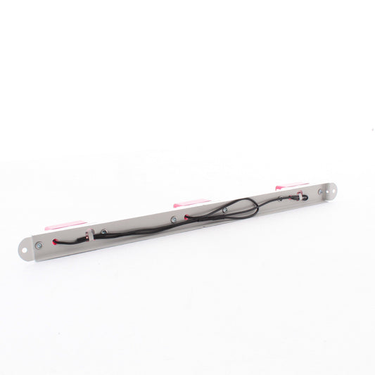 Peterson 107-3R Red Incandescent ID Bar 3-Light Mini White 16.63" x 1.42"