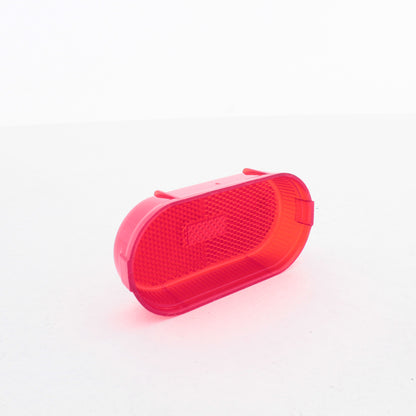 Peterson 108-15R Red 4-1/8" Snap-On Oblong Replacement Lens with Reflector