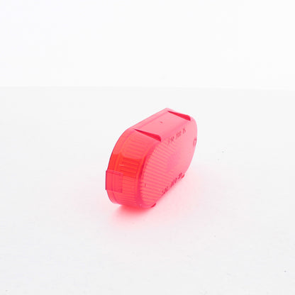 Peterson 108-15R Red 4-1/8" Snap-On Oblong Replacement Lens with Reflector