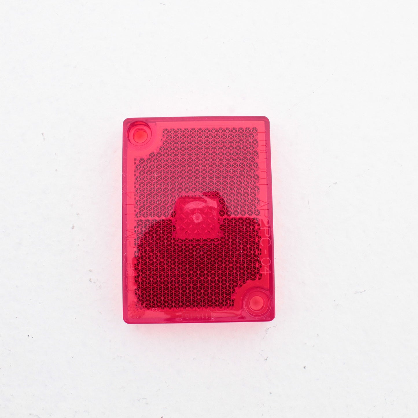 Peterson 114-15R Red Rectangular Lens Reflector Trailer Replacement 2" x 2.625"