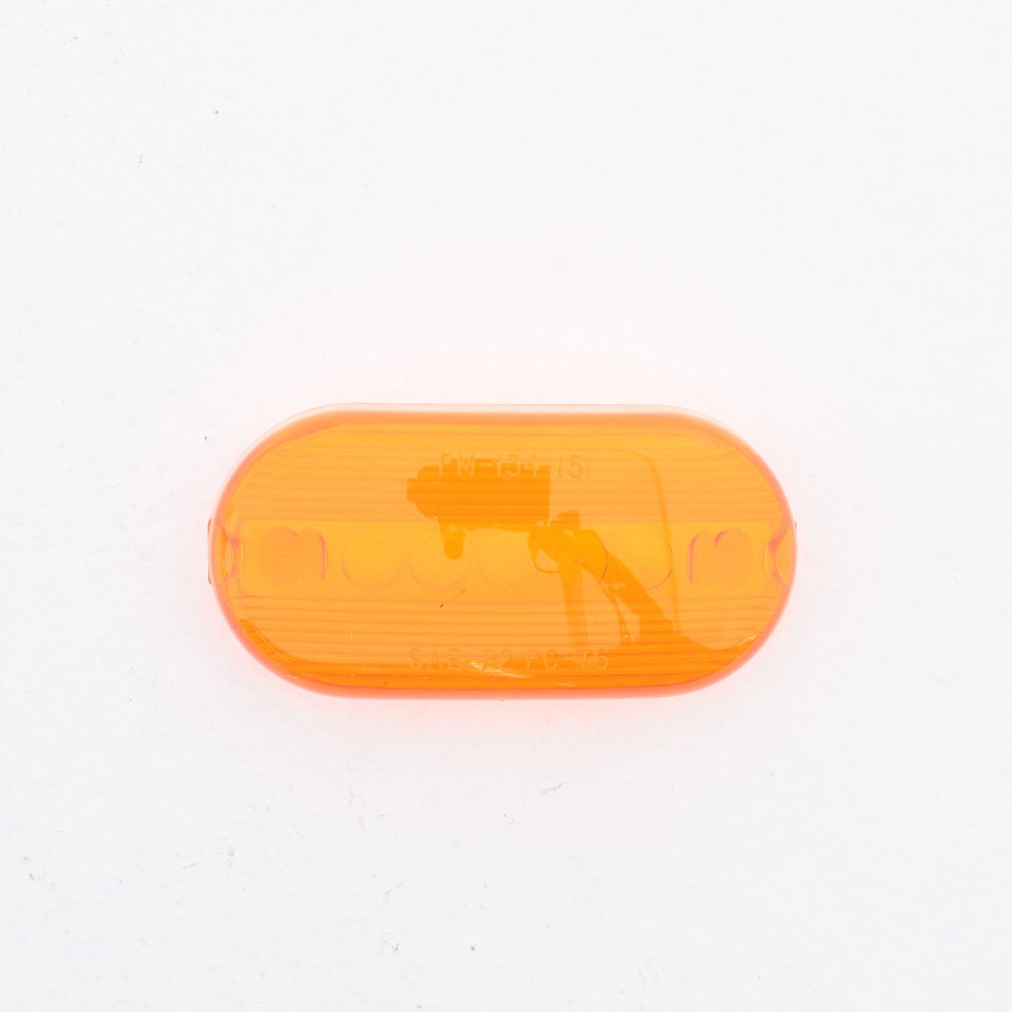 Peterson 134-15A Amber Oblong Trailer Clearance Side Marker Lens 135A Series