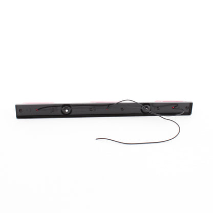 Peterson 136-3R 15.5" Thin-Line Trailer Light Bar Black Steel Base 3-Red Lens