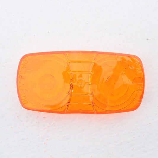 Peterson 138-15A Amber 4" Double Bulls-Eye Trailer Clearance Side Marker Lens