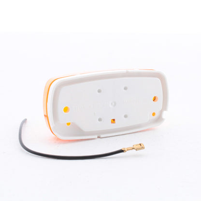 Peterson 138A Amber 4" Dual Bulls-Eye Clearance Light w/ Permastat Cast Housing