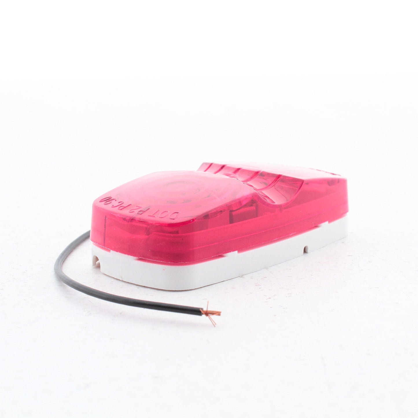 Peterson 138R Red 4" Dual Bulls-Eye Clearance Light w/ Permastat Cast Housing