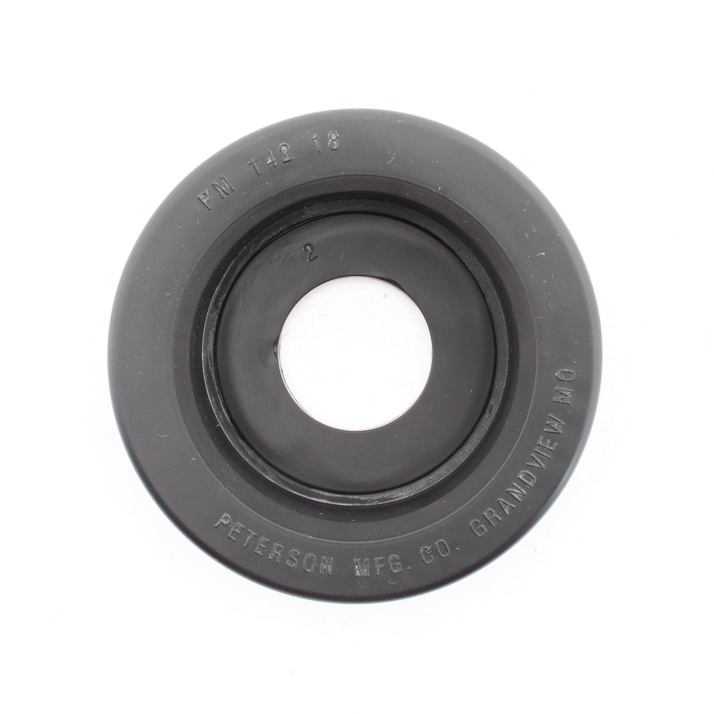 Peterson 142-18 Black Grommet Round Open Back Flush Mount for 2.5" Lights