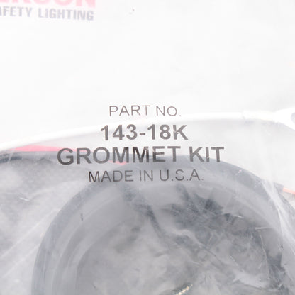 Peterson 143-18K 2.5" Recess Mount Light Grommet Kit Open Back w/ 142-49 Plug