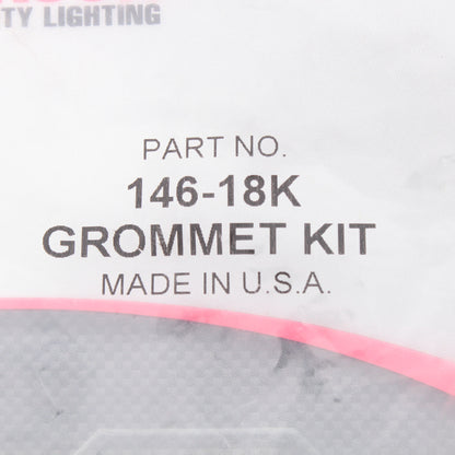 Peterson 14618K Trailer Side Marker Light 2" Open-Back Grommet Kit 6" Plug