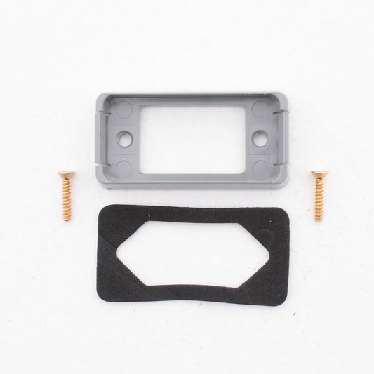 Peterson 150-09 Gray 2-7/8" Rectangular Mounting Bracket for 150 & LED153 Series