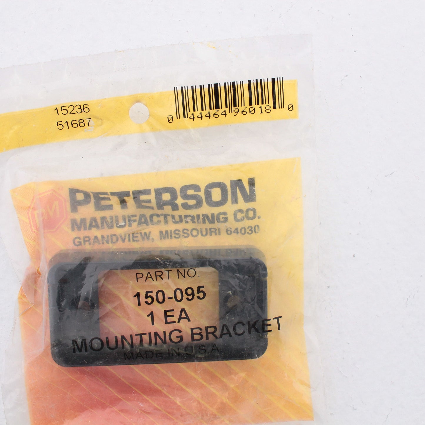 Peterson 150-095 2.88" Rectangular Surface Mount Bracket for 153 Series Light
