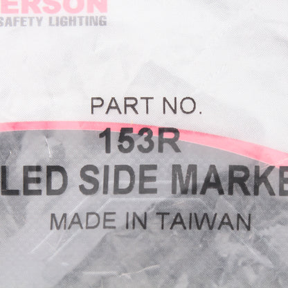 Peterson 153R Red Piranha LED 2.5" Clearance Side Marker Light 153-Series