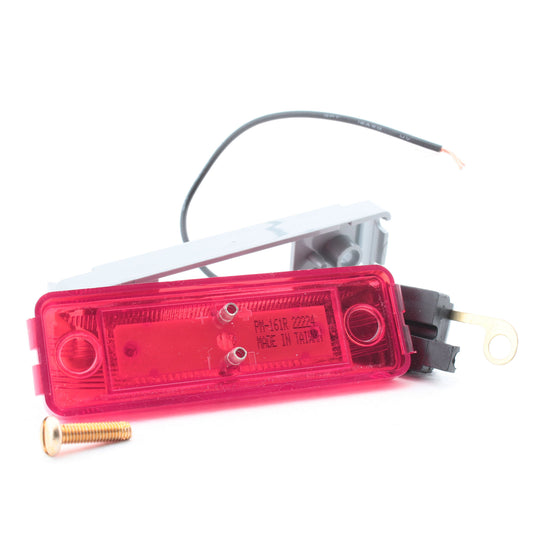 Peterson 161KR Red Piranha LED Clearance & Side Marker Light Sealed w/ Bracket