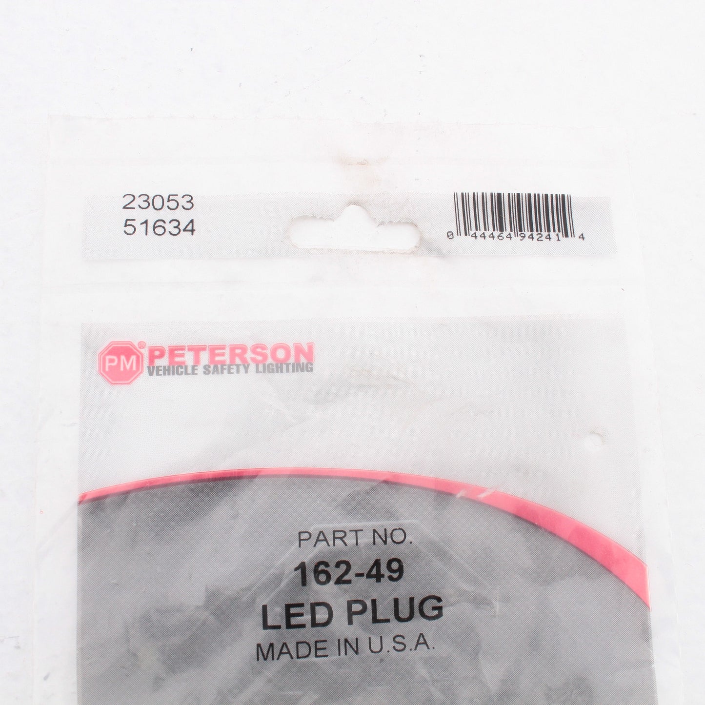 Peterson 162-49 Right Angle LED Marker Lamp Plug Triple Seal 6" Leads 2-Wire
