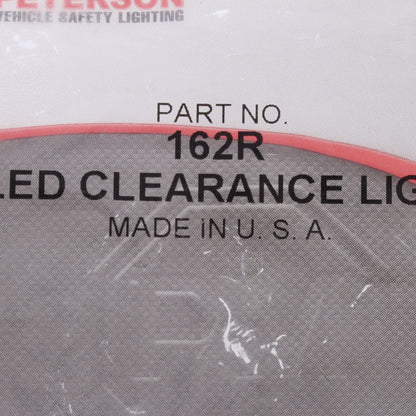 Peterson 162R Red Clearance Side Marker Light 2.5" No Grommet or Bracket