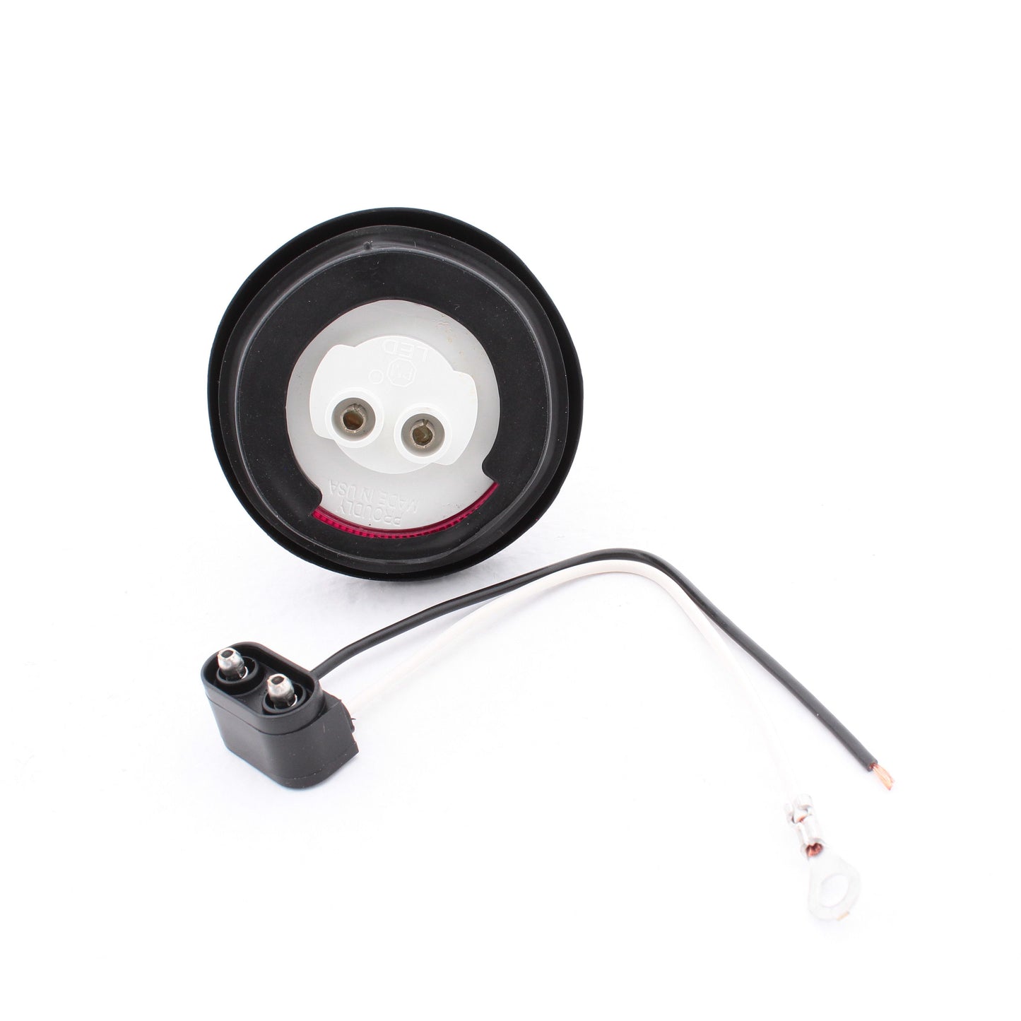 Peterson 165KRMV Red LED 2" Clearance Side Marker Kit Multi-Volt with Grommet