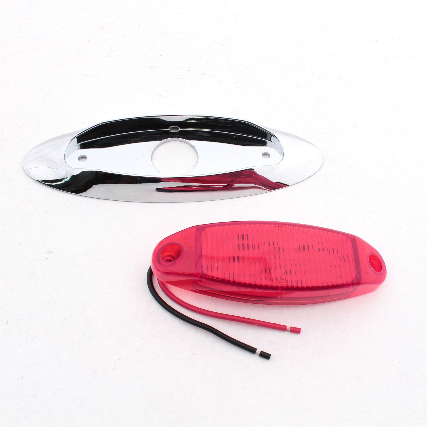 Peterson 178XR-MV Red Piranha LED Clearance/Side Marker Light Kit w/Bezel
