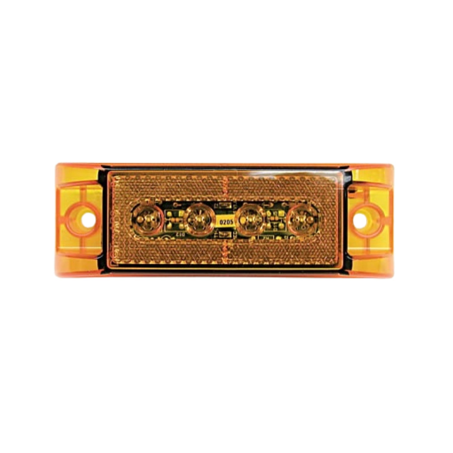 Peterson 188A Amber Piranha LED Clearance/Side Marker Light w/ Reflex