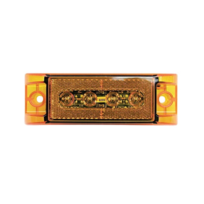 Peterson 188A Amber Piranha LED Clearance/Side Marker Light w/ Reflex