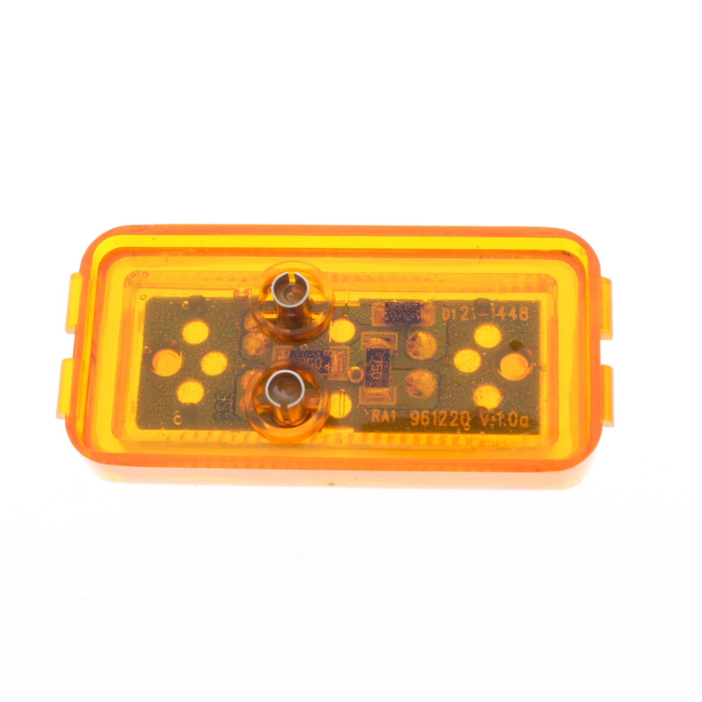 Peterson 203A Amber LED Marker Clearance Light 2.48" x 1.2" PC Rectangular