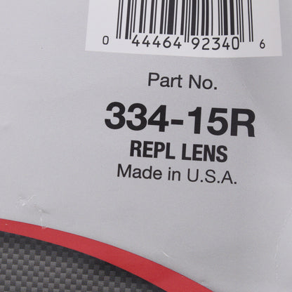 Peterson 334-15R Red Round 4.125" Lens for Single-Face Tail Light Replacement