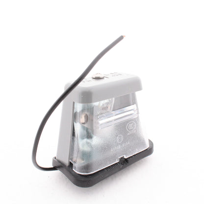 Peterson 436 Clear 2.69" License Plate Light VIBAR Socket ABS Hood Lens