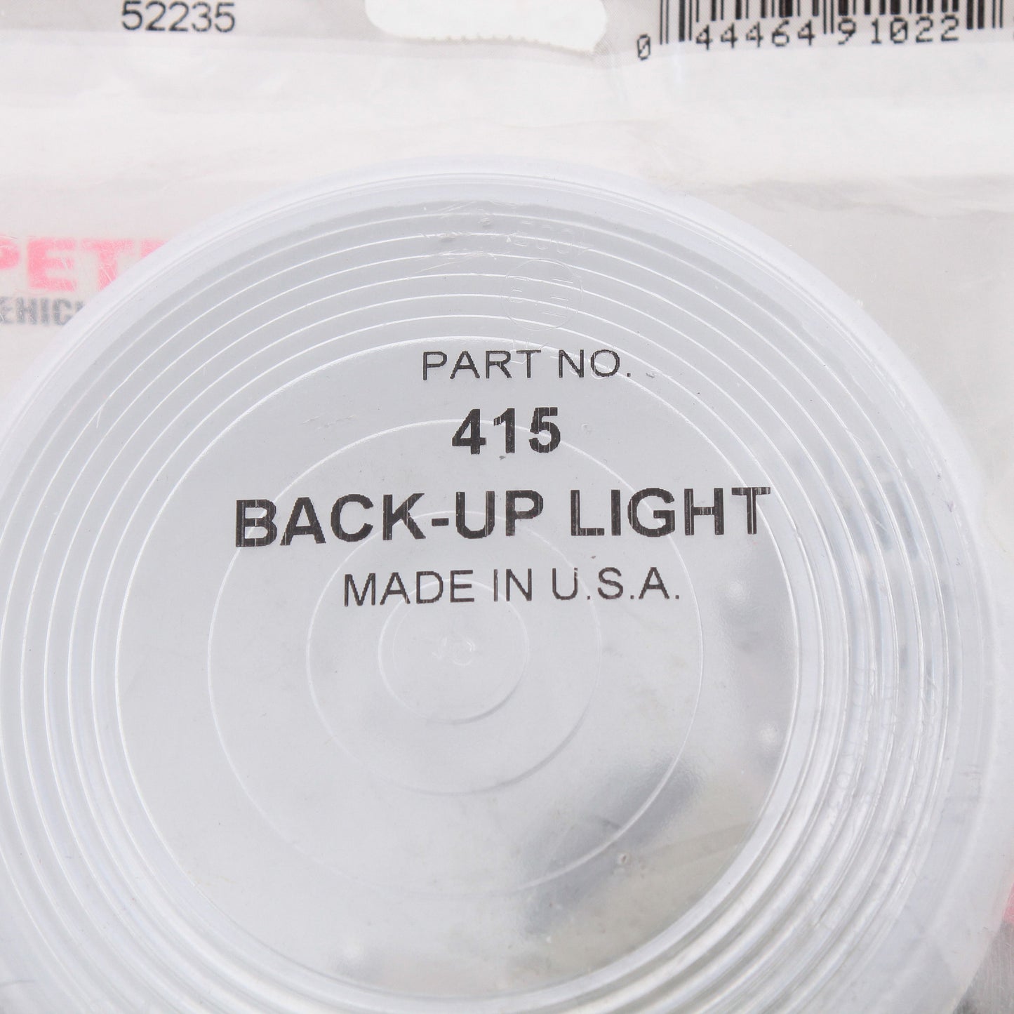 Peterson PET415-EA 4" Round Clear Back-Up Light