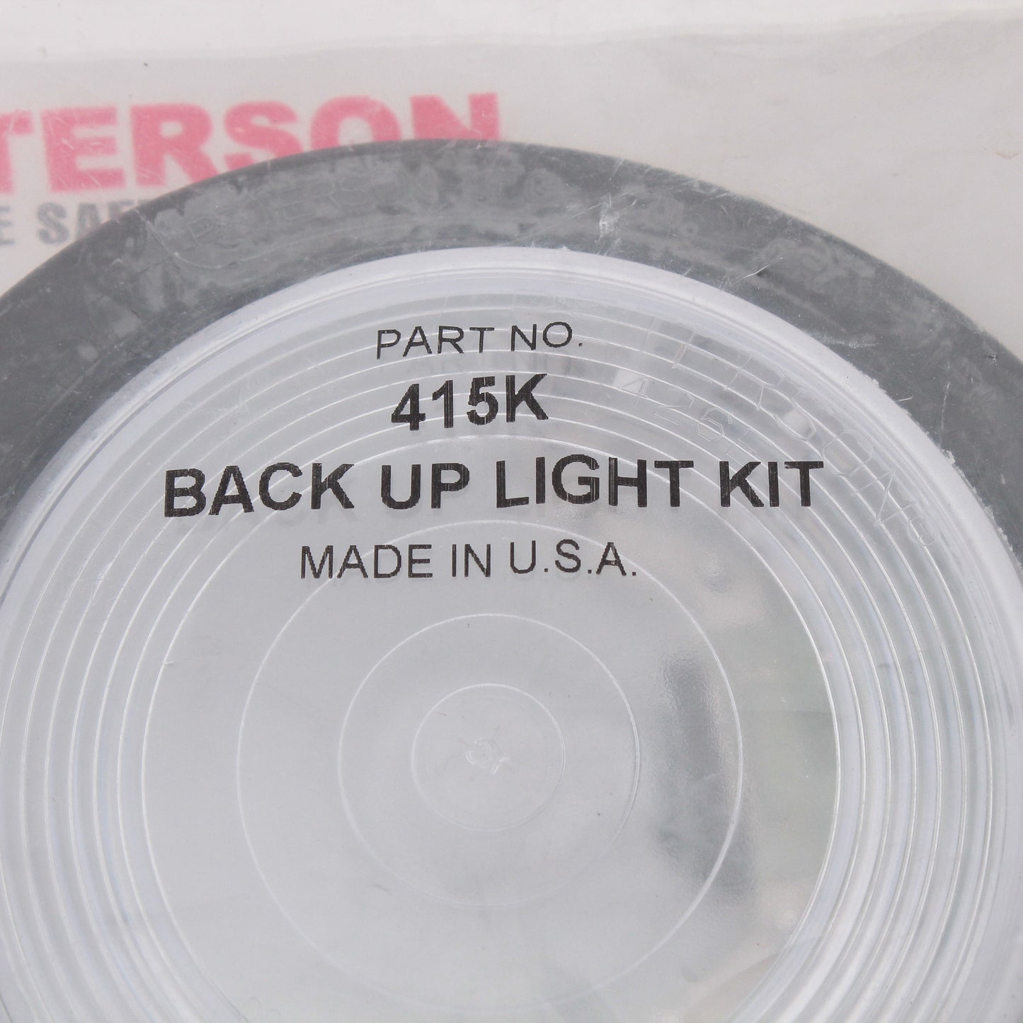 Peterson 415K Round 4-1/4" Incandescent Trailer Back-Up Light Clear Lens