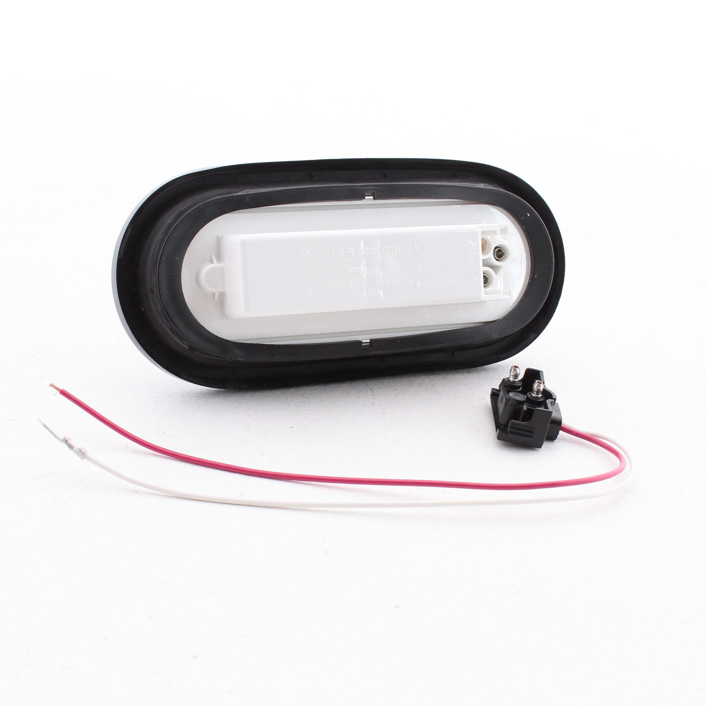 Peterson 416K 6.375" Clear Incandescent Oval Back-Up Trailer Light