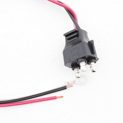 Peterson 431491 10.5" 3-Wire Molded Straight Plug Stop Turn Tail Lamp Connector