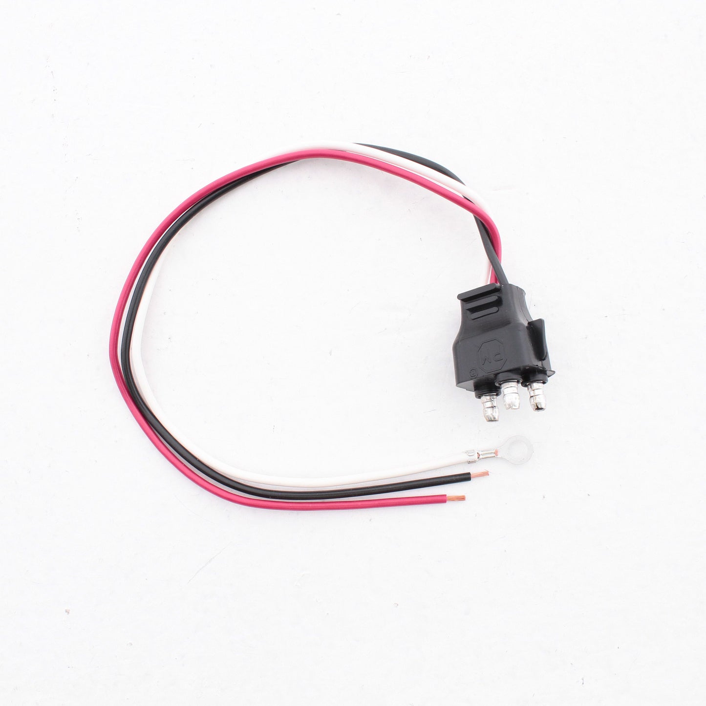 Peterson 431491 10.5" 3-Wire Molded Straight Plug Stop Turn Tail Lamp Connector