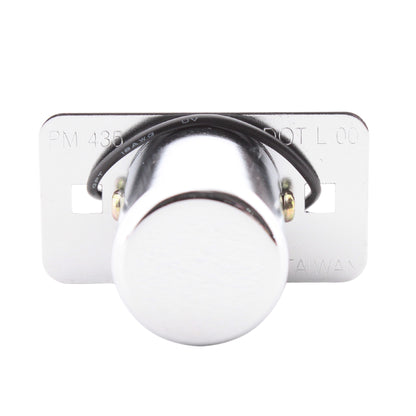 Peterson 435 Surface Mount Clear Chrome License Plate Light
