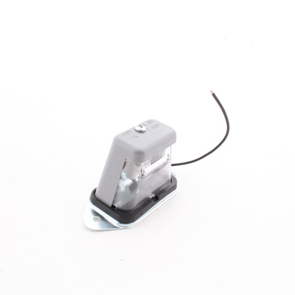 Peterson 436 Clear License Plate Light VIBAR Socket Tough Polycarb Lens ABS Hood