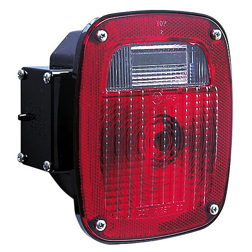 Peterson 442L Universal Three-Stud Combination Stop Tail w/ License Light