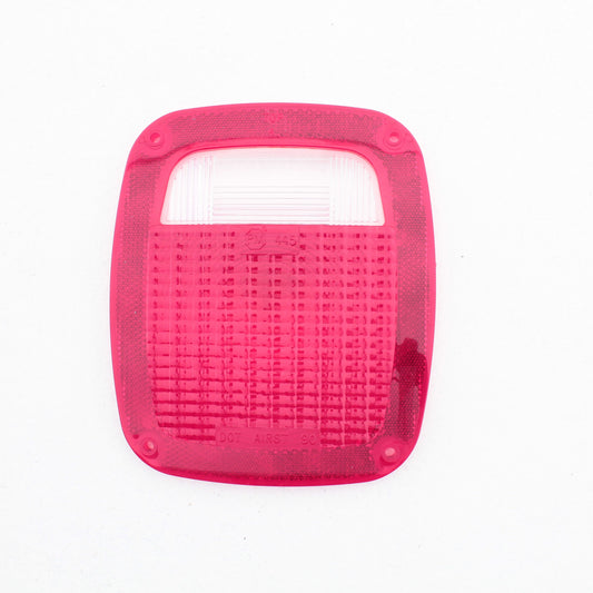 Peterson 44525 Red Clear Polycarbonate Tail Light Replacement Lens